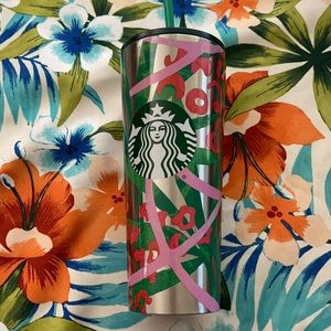 NEWStarbucks Summer Leopard Jungle steel cup
